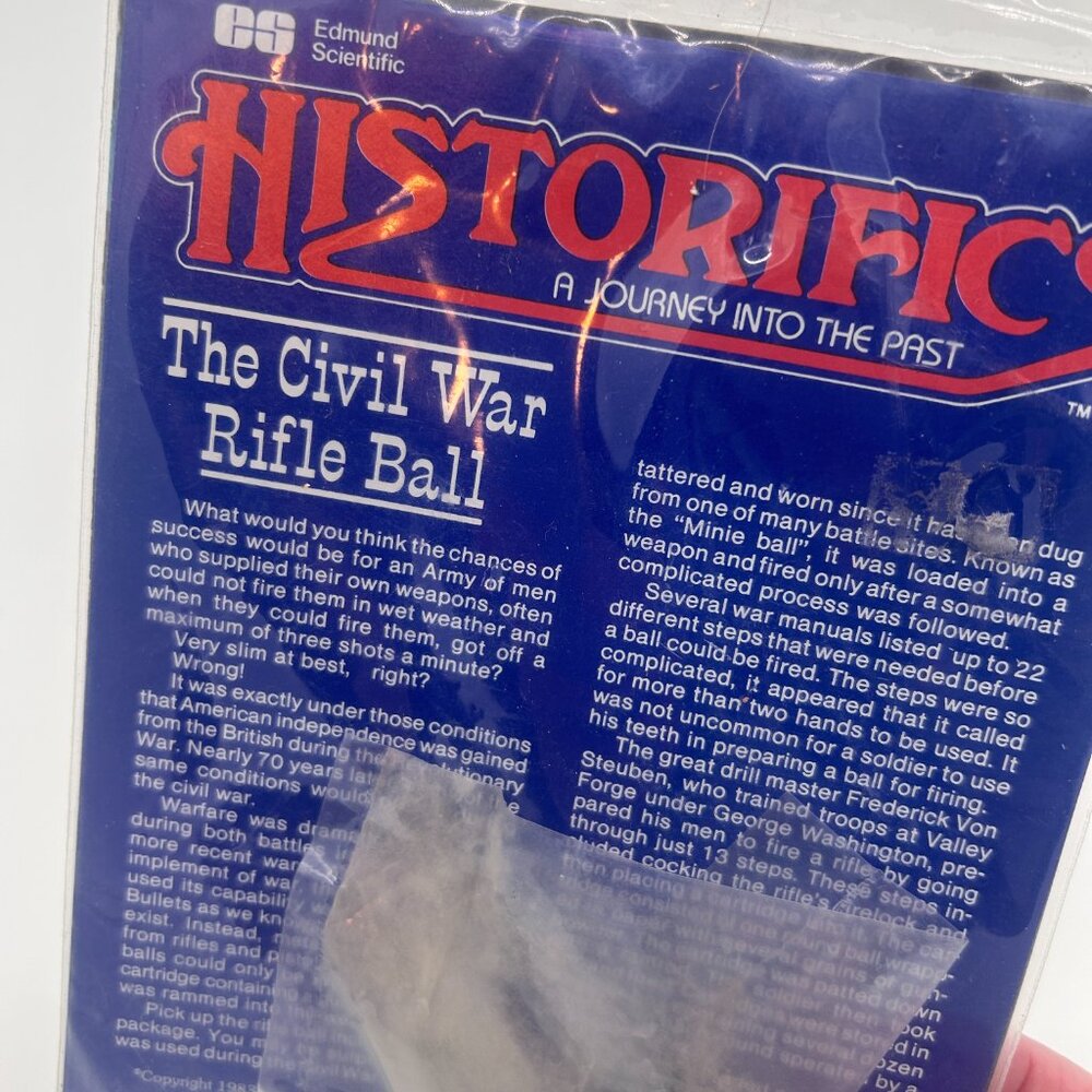 Historifics Civil War Minie Ball Rifle Bullet - Picture 4 of 6